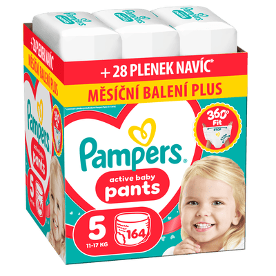 Pampers Plenkové kalhotky, vel. 5 (11-17 kg)