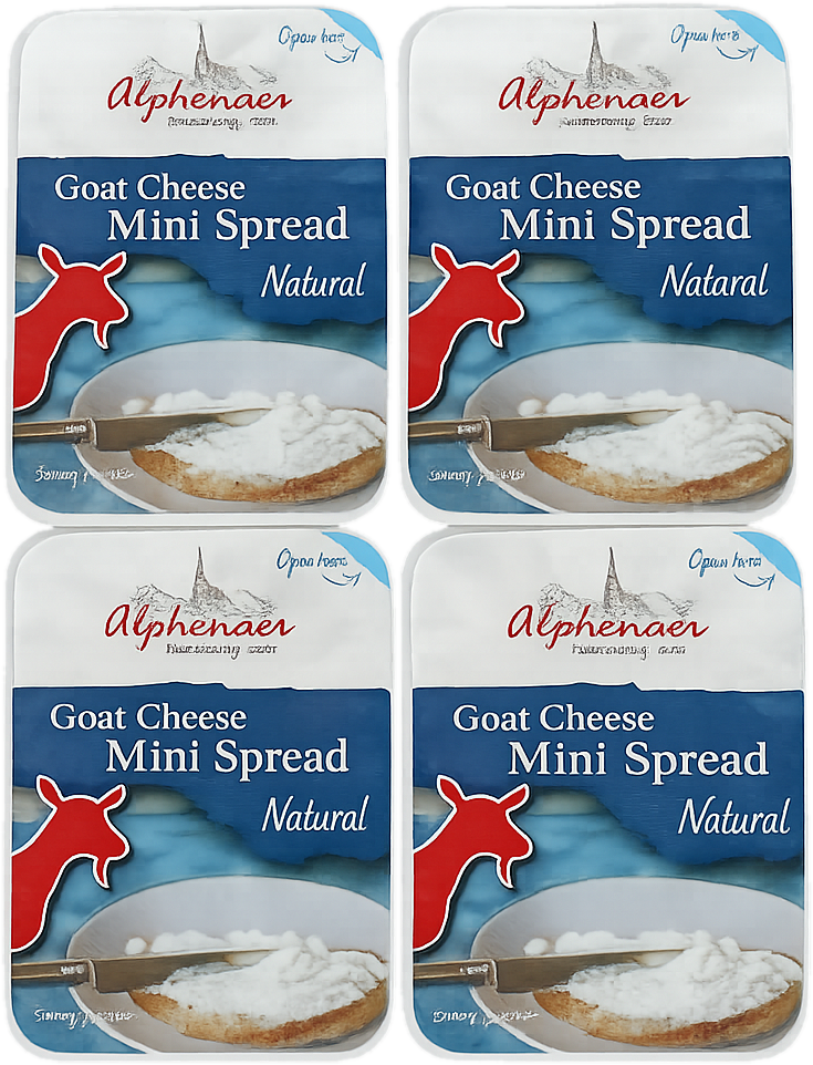 Alphenaer Pomazánka z čerstvého kozího sýru mini 4×32,5 g
