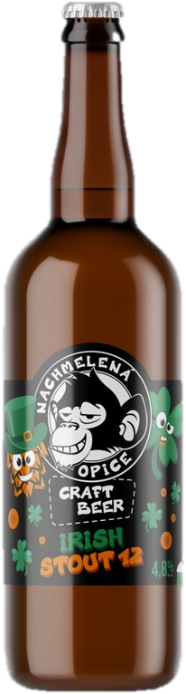Nachmelená opice Irish stout 12° láhev