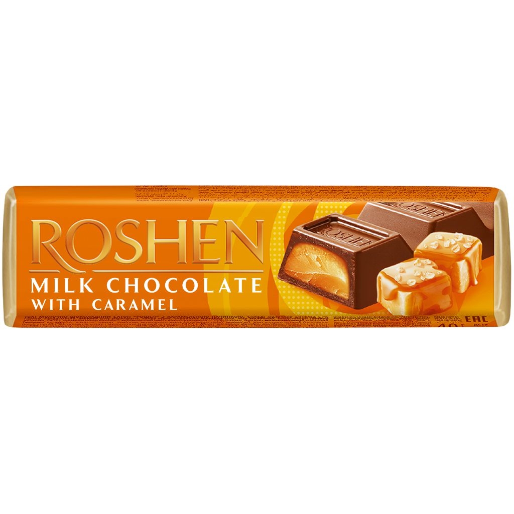 Roshen Tyčinka s karamelovou náplní 40g