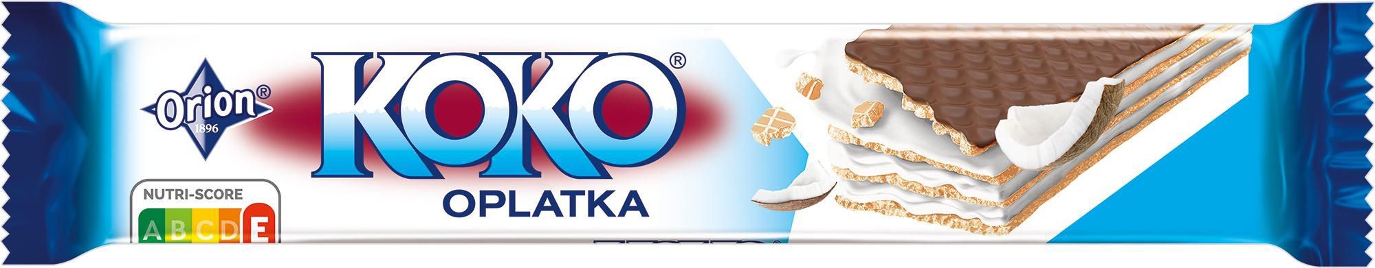 Orion Koko oplatka s mléčnou polevou 42g