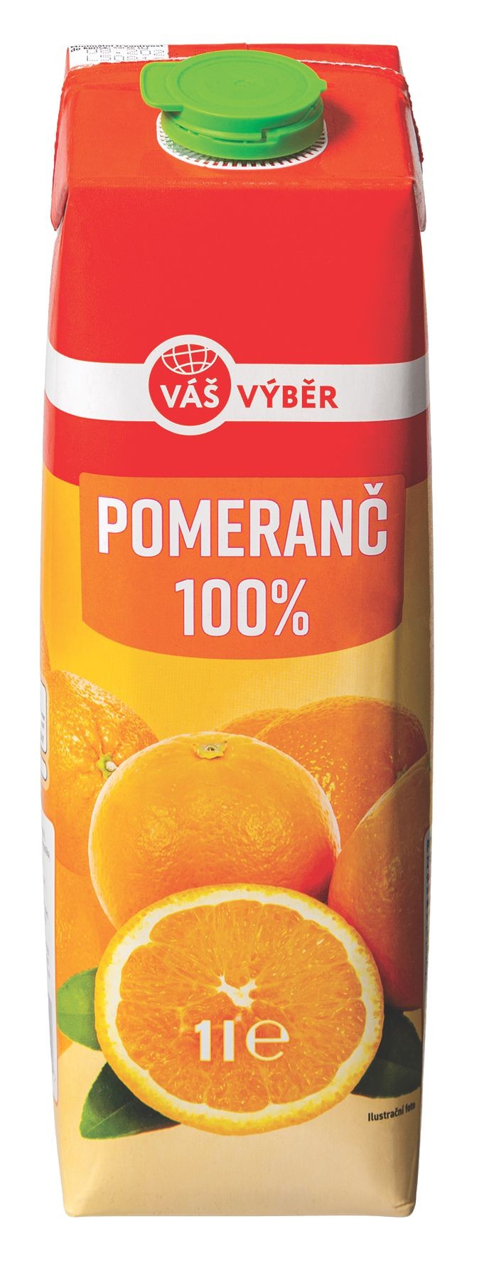 Váš výběr juice pomeranč 100% 1l