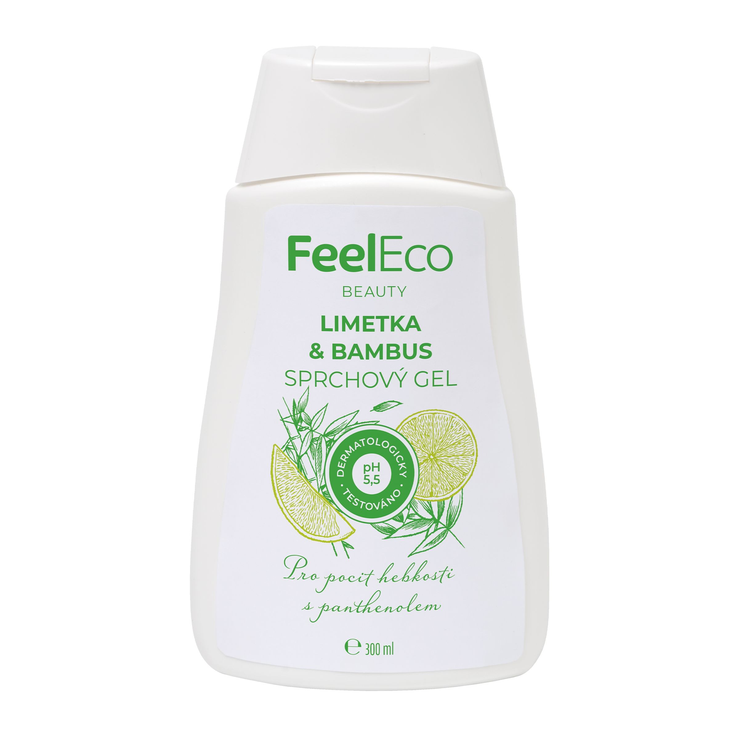 FeelEco Sprchový gel Limetka & Bambus 300 ml