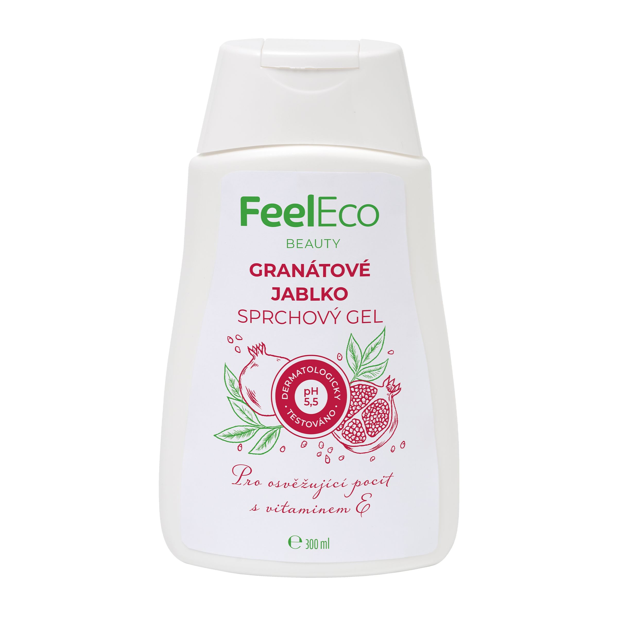 FeelEco Sprchový gel Granátové jablko 300 ml