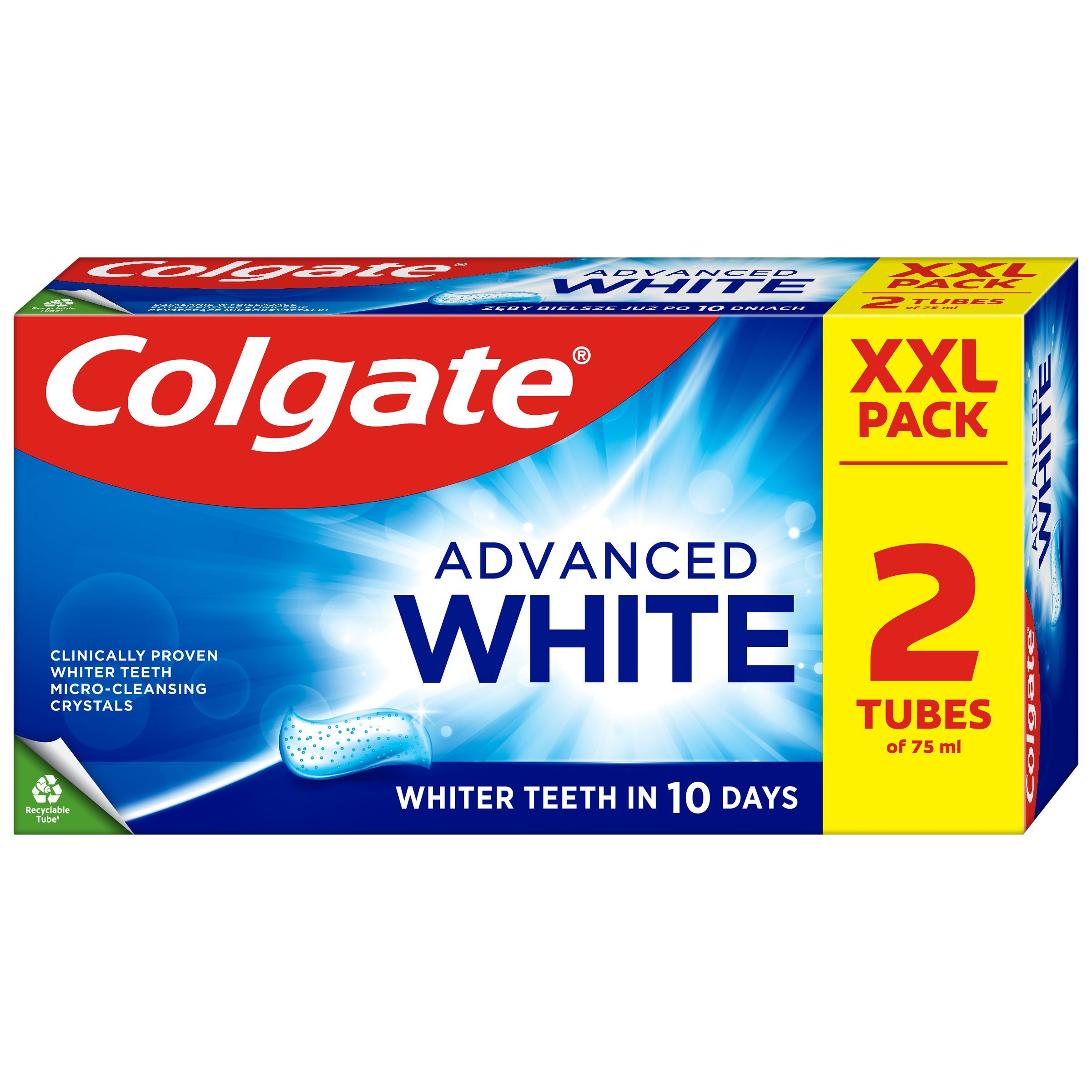 Zubní pasta Colgate Advanced White Original Duopakc 2x75 ml