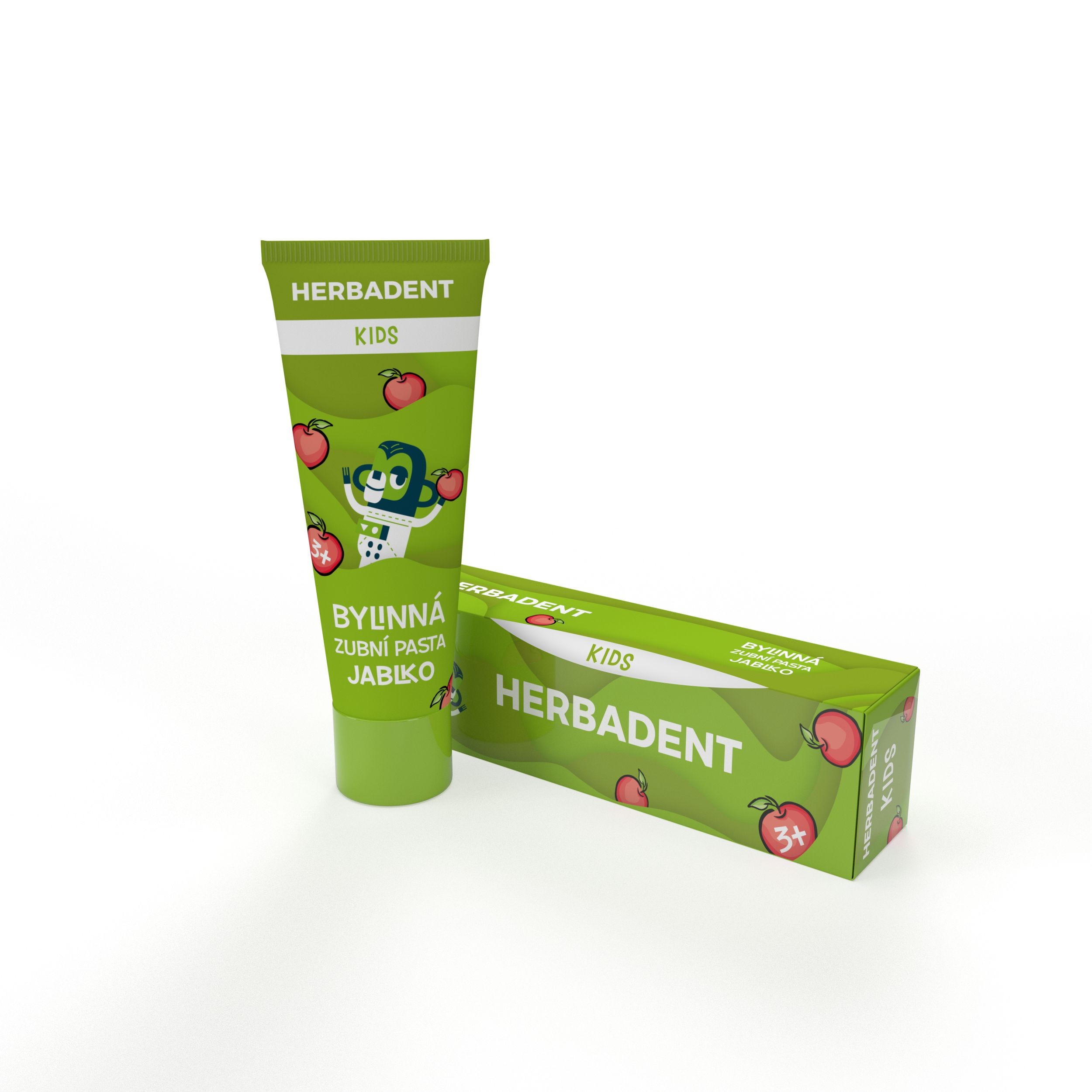 Herbadent kids Bylinná zubní pasta Jablko 75 g
