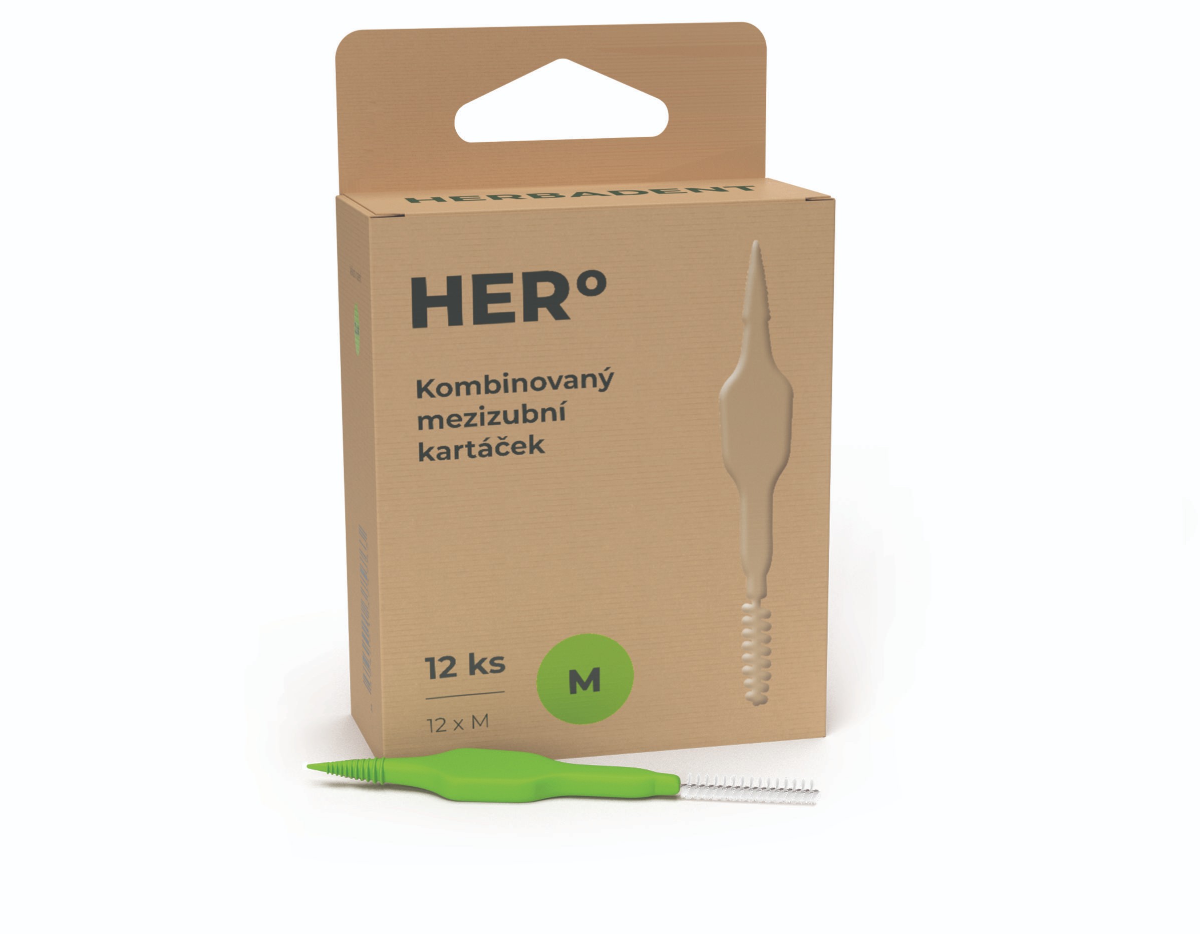 Herbadent HERo Mezizubní kartáčky M 0,9 až 1 mm 12 ks
