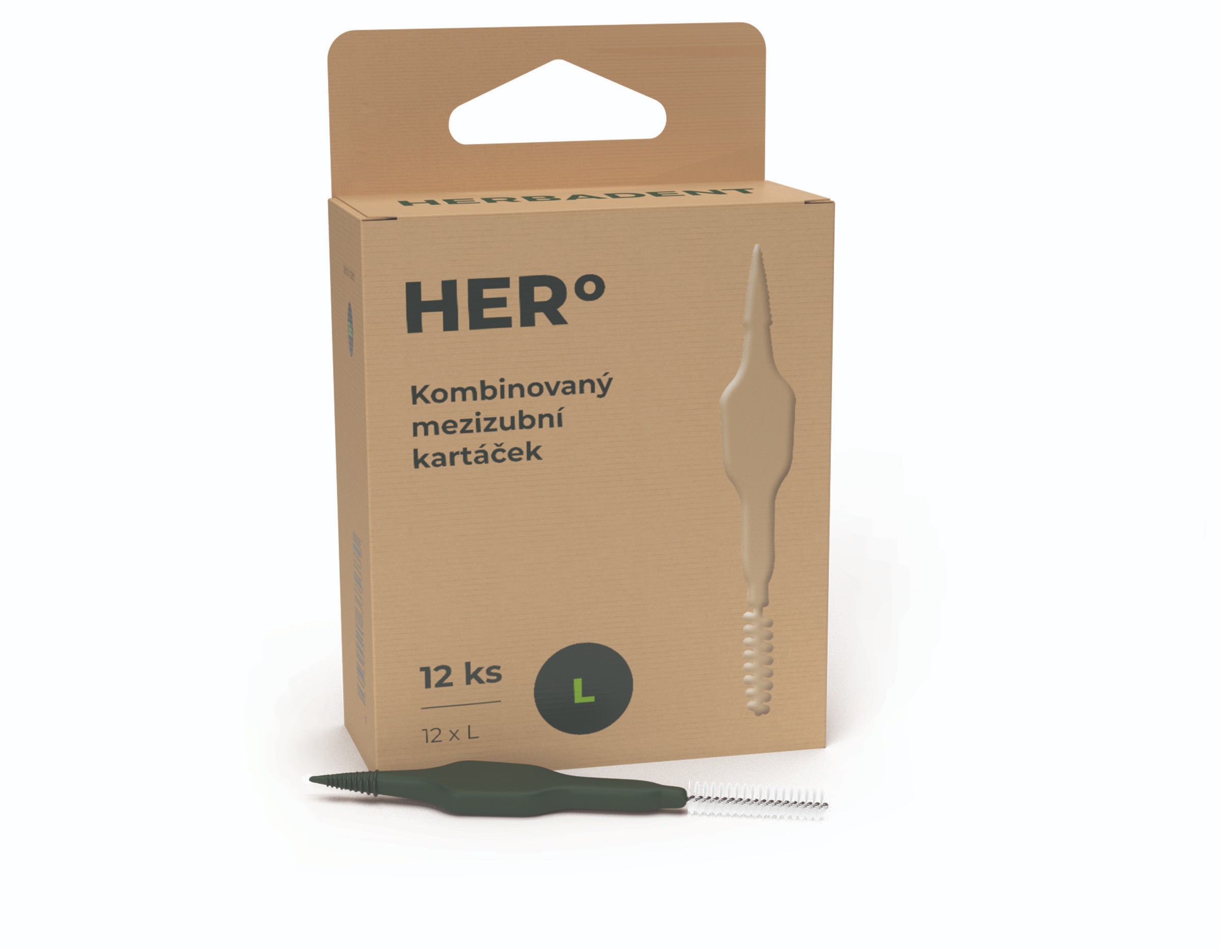 Herbadent HERo Mezizubní kartáčky L 1,1 až 1,2 mm 12 ks