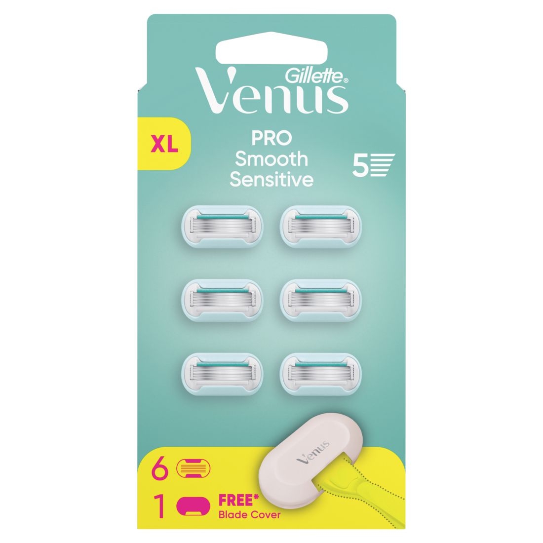 Venus Sensitive Holicí Hlavice 6kusů