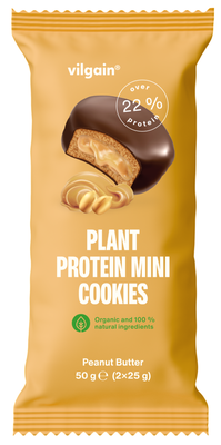 Vilgain Plant Protein Mini Cookies BIO arašídové máslo 2 x 25 g