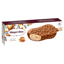 Häagen-Dazs Karamelová zmrzlina smetanová s polevou se slaným karamelem a belgickou čokoládou 80ml