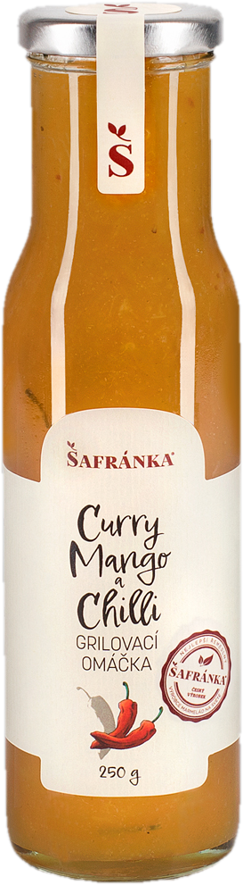 Šafránka Curry mango a chilli grilovací omáčka