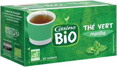 Casino BIO Mátovo-zelený čaj