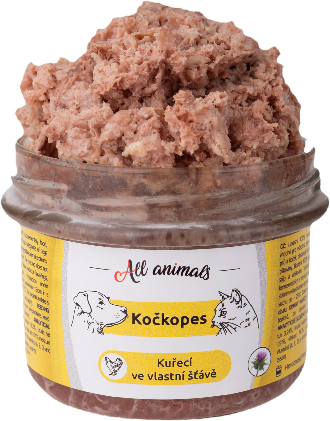 All Animals Kočkopes kuřecí ve vlastní šťávě konzerva