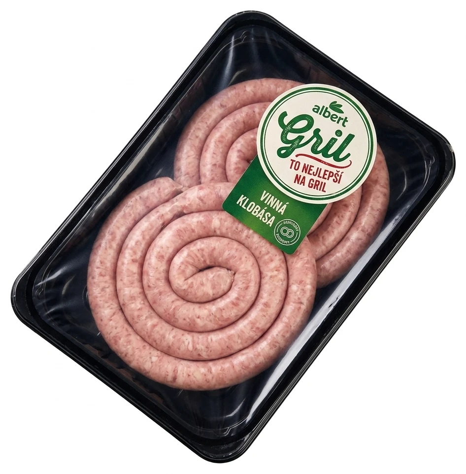 Albert Vinná klobása na gril
