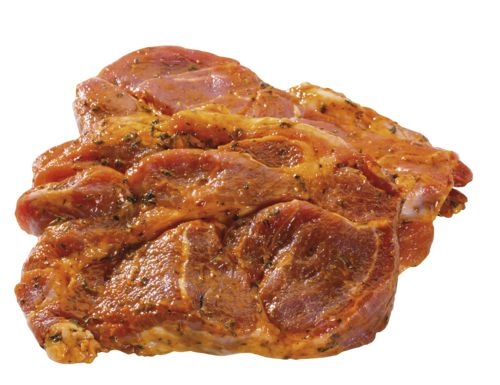Vakuovaný Vepřový steak marinovaný z krkovice bez kosti, marináda Česnek,
