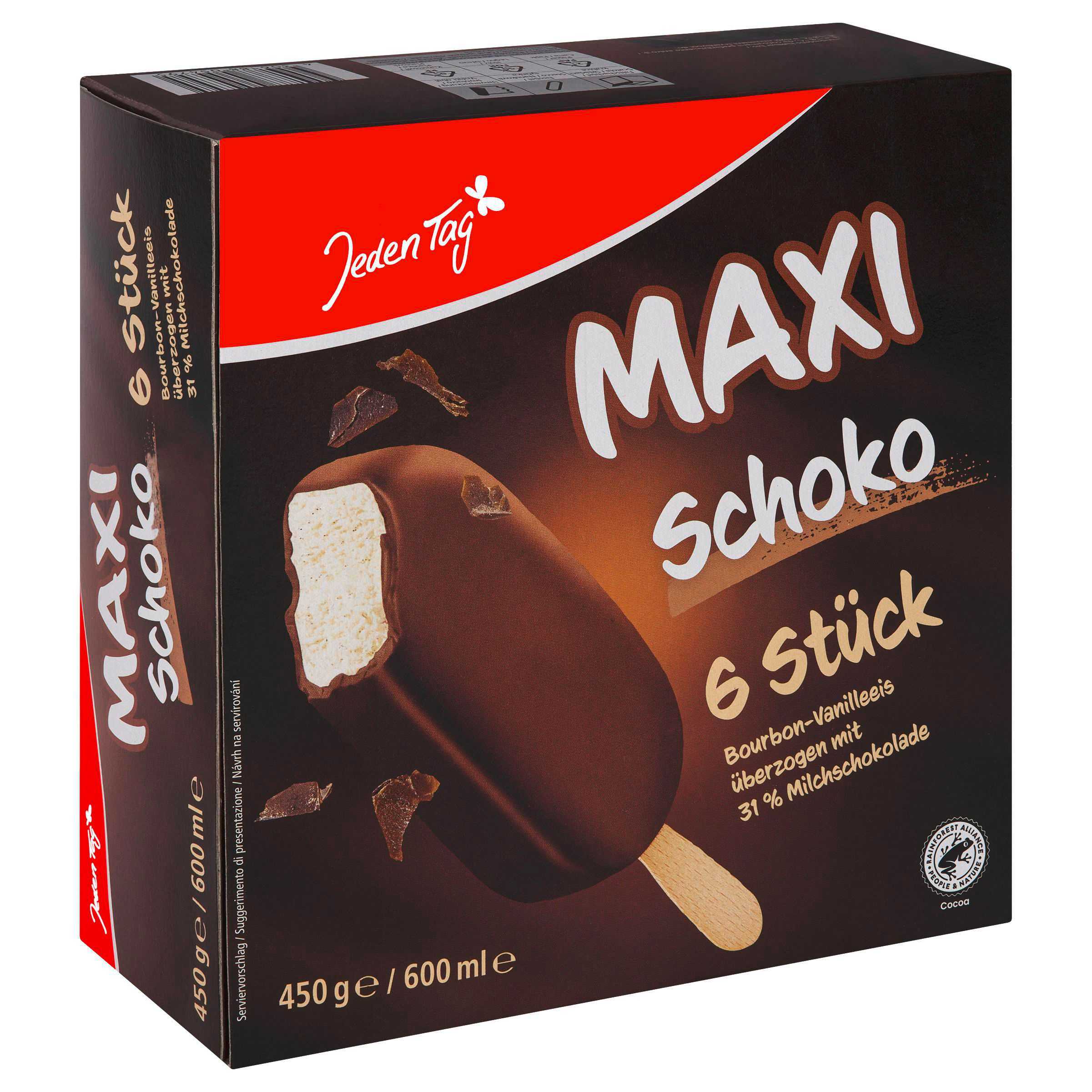 Jeden Tag Zmrzlina Maximum Čoko 6 x 100ml