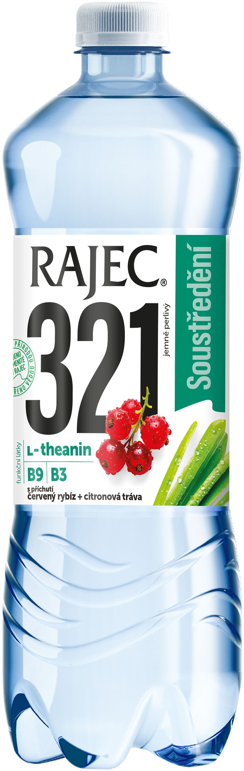 Rajec 321 červený rybíz+citronová tráva 0,75l