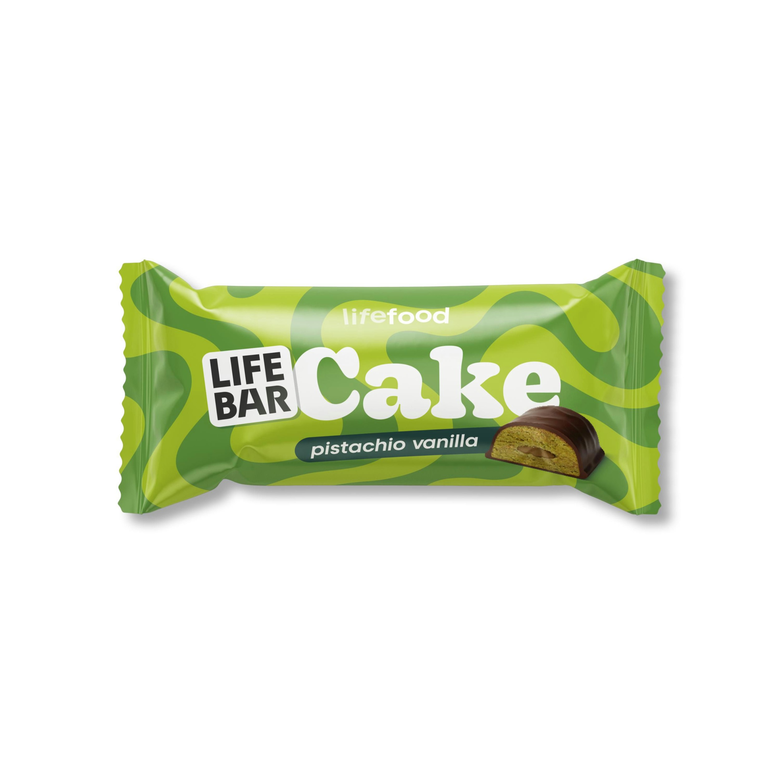 Lifefood BIO Tyčinka Lifebar Cake pistácie a vanilka 35 g
