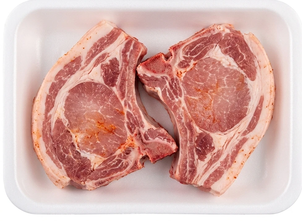 Vepřová pečeně s kostí plátky