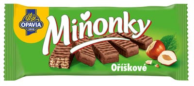 Opavia Miňonky Oříškové oplatky