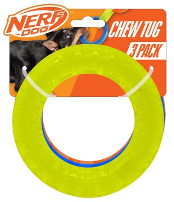 Nerf Dog Průhledné kruhy se spiky Exo, 12,5 cm