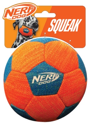 Nerf Dog X-pletený pískací fotbalový míč, 12,5 cm