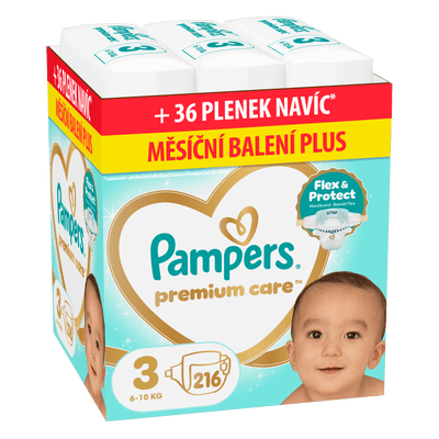Pampers Premium Care, vel. 3 (6-10 kg)