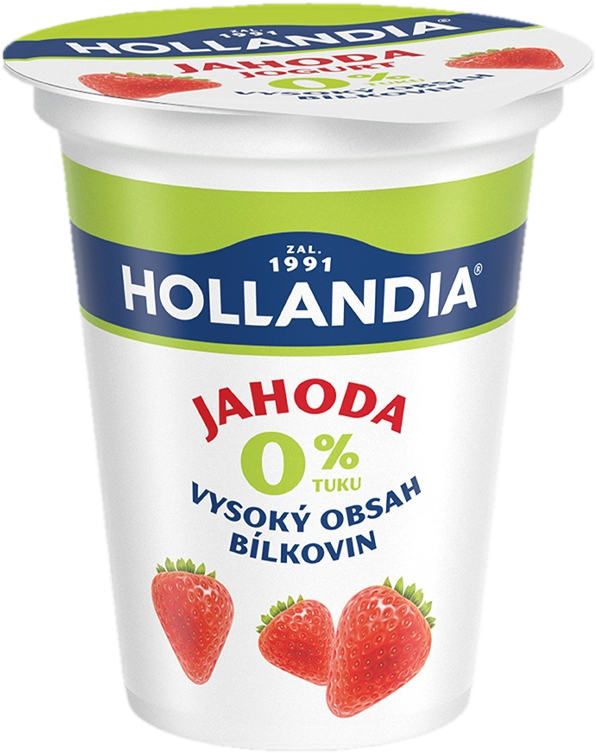 Hollandia Nízkotučný jogurt jahoda