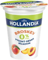 Hollandia Nízkotučný jogurt broskev