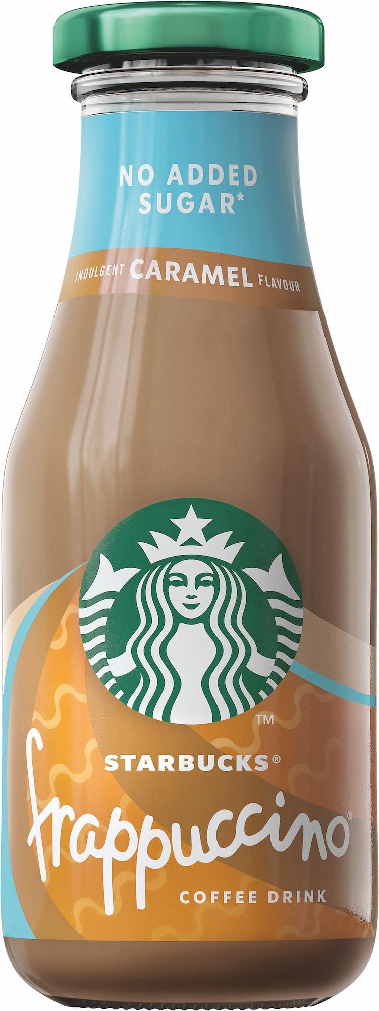 Starbucks Frappuccino Caramel bez přidaného cukru