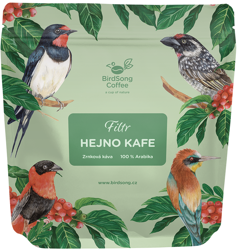 BirdSong Coffee Hejno kafe filtr zrnková káva