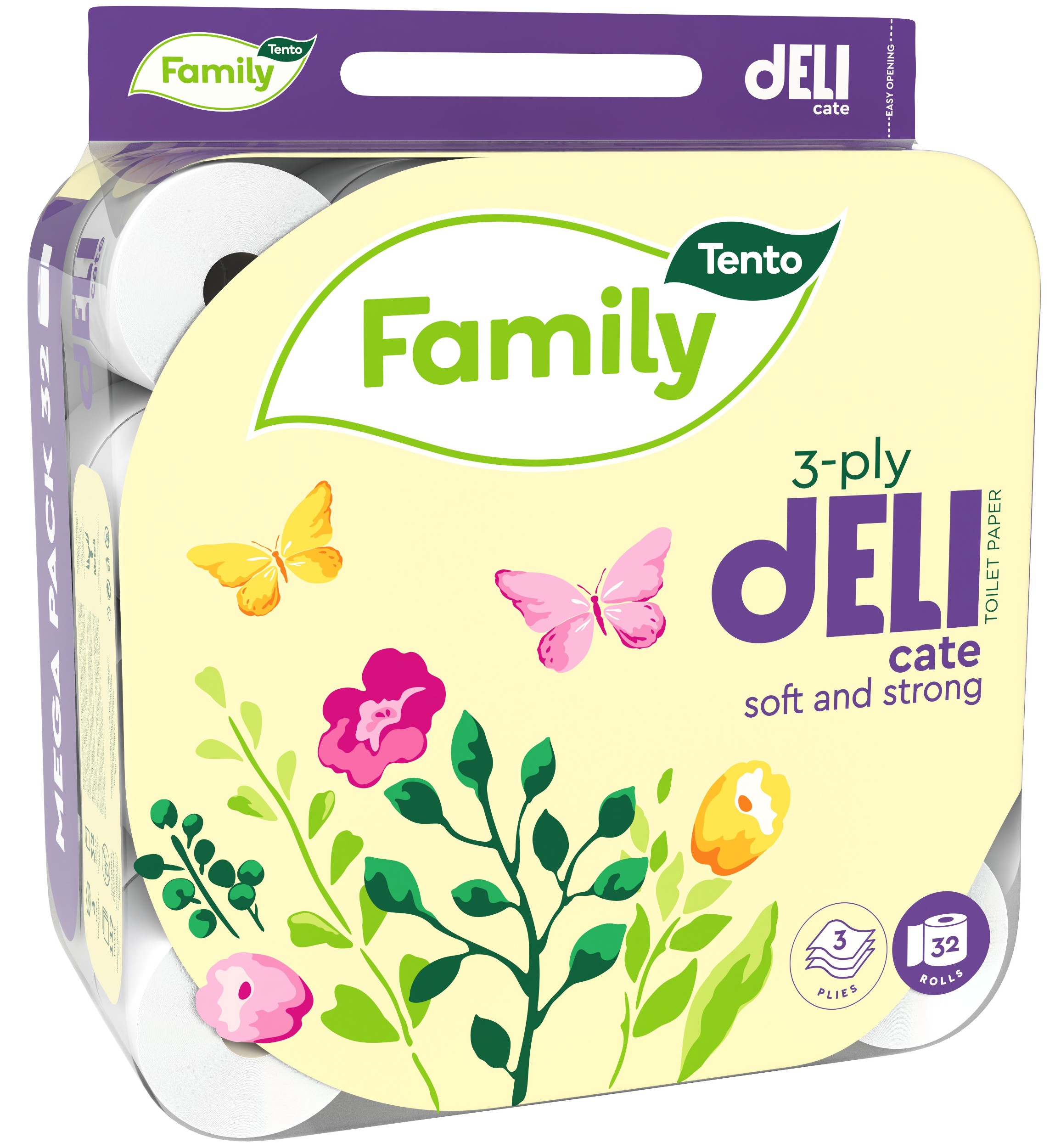 Tento Family Delicate 3 vrstvý 32 rolí
