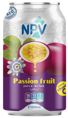 NPV Fruit juice Passion fruit, plech
