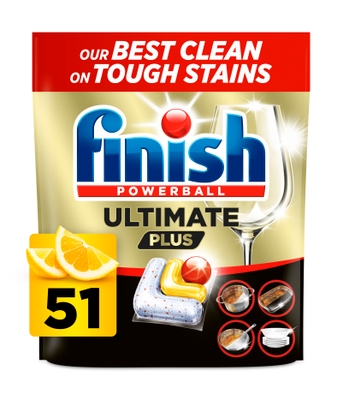 Finish Ultimate Plus kapsle do myčky nádobí - Lemon