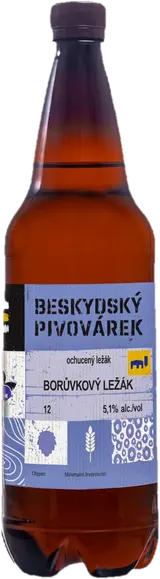Beskydský pivovárek Borůvkový ležák 12° PET