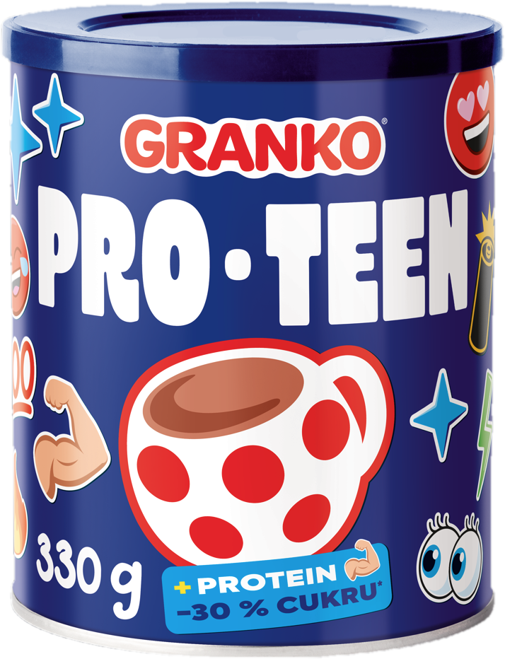 Orion Granko Pro-teen Instantní kakaový nápoj s proteinem