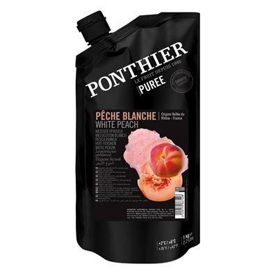 PONTHIER Pyré ovocné bílá broskev chlaz. 1 kg