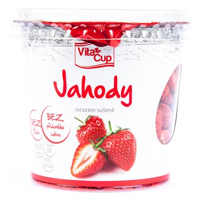 VitaCup Jahody plátky lyofilizované DE 25 g