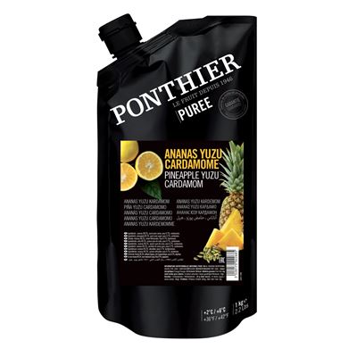 PONTHIER Pyré ovocné ananas Yuzu Kardamon chlaz. 1 kg