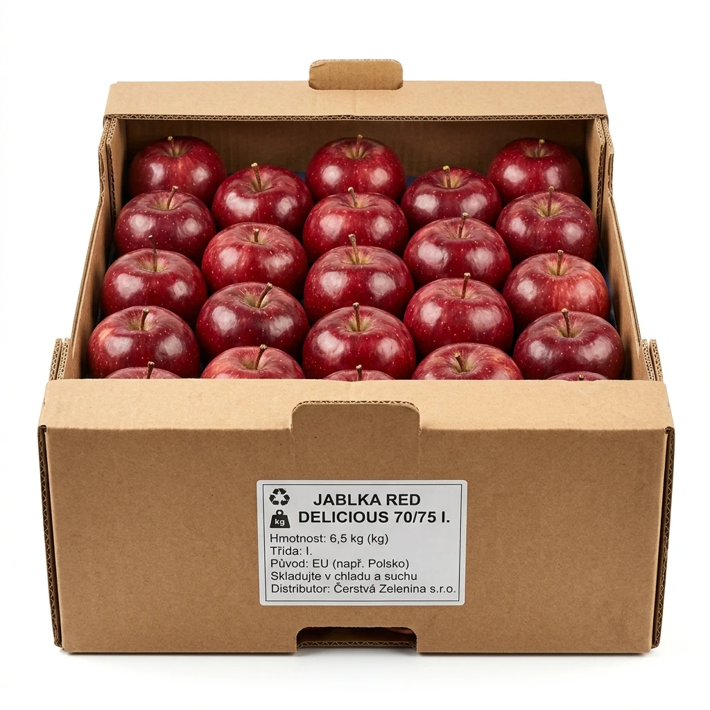 Jablka Red Delicious 70/75 I. 6,5 kg