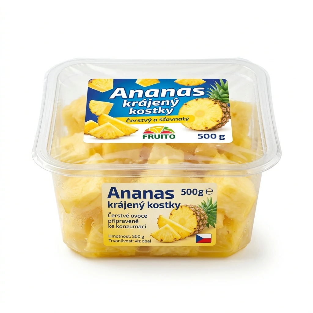 Ananas krájený kostky 500 g