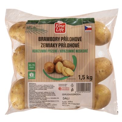 Fine Life Brambory 50/70 B CZ čerstvé 1,5 kg