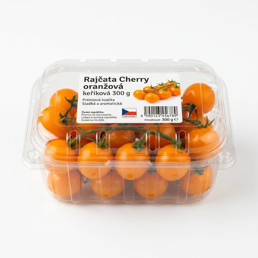 Rajčata Cherry oranžová keříková 300 g