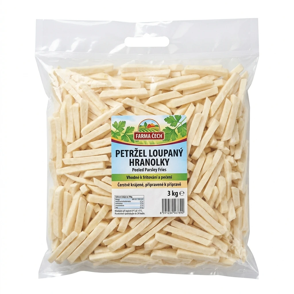Petržel loupaný hranolky 3 kg