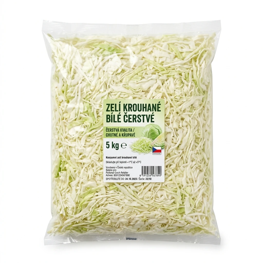 Zelí krouhané bílé čerstvé 5 kg