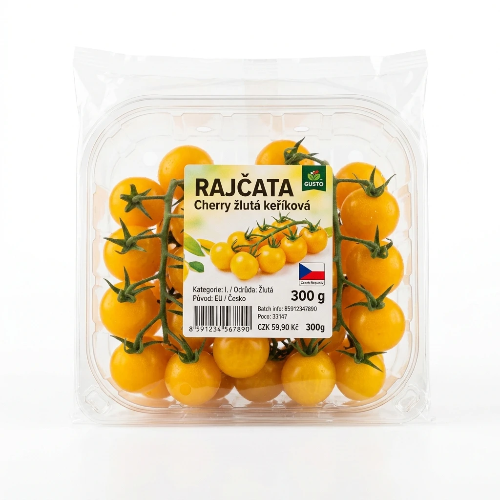 Rajčata Cherry žlutá keříková 300 g