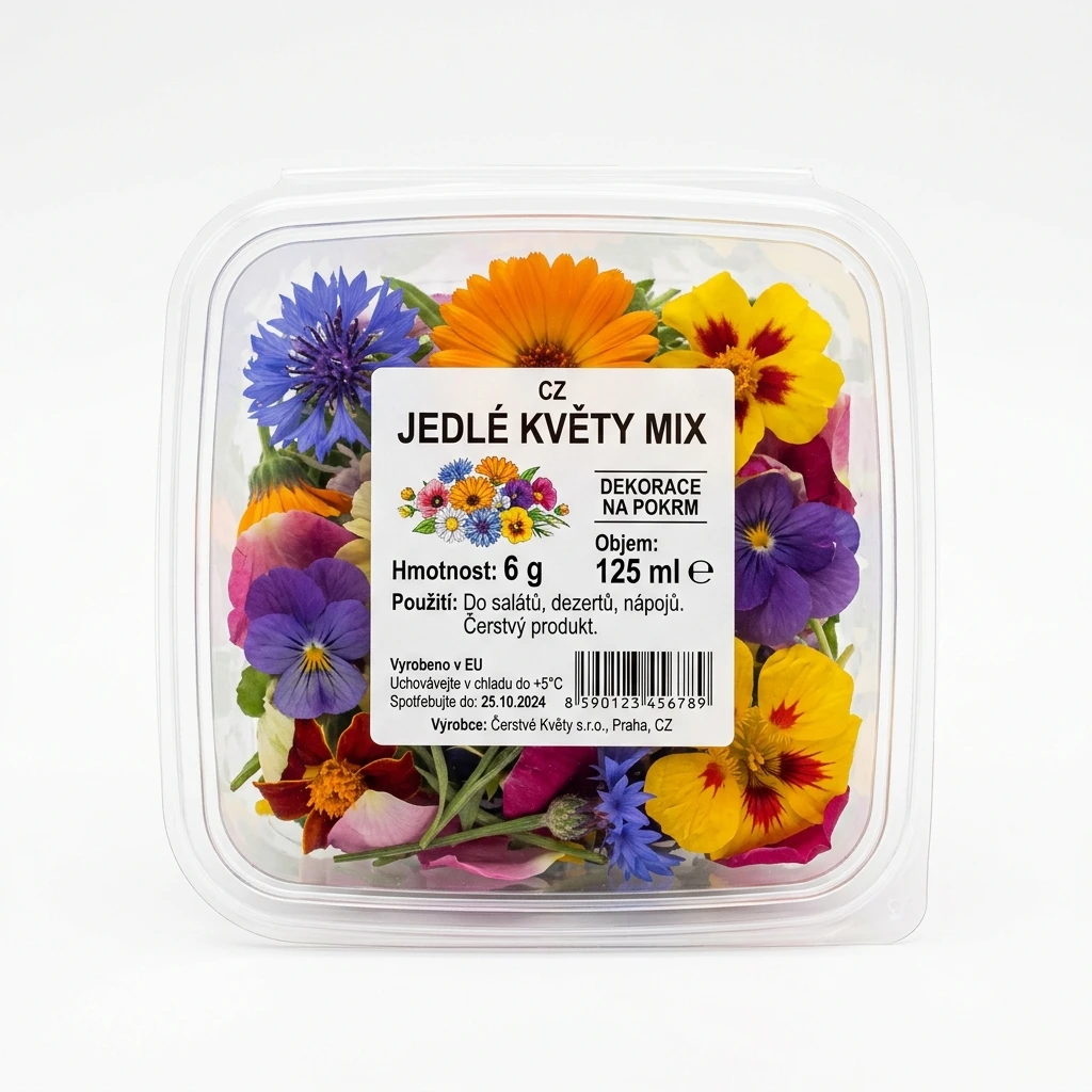 Jedlé květy mix 6 g vanička