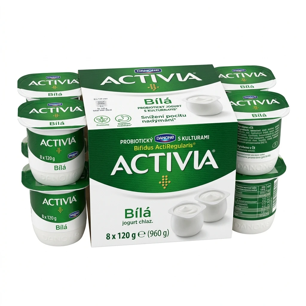 ACTIVIA Bílá jogurt chlaz. 8 x 120 g