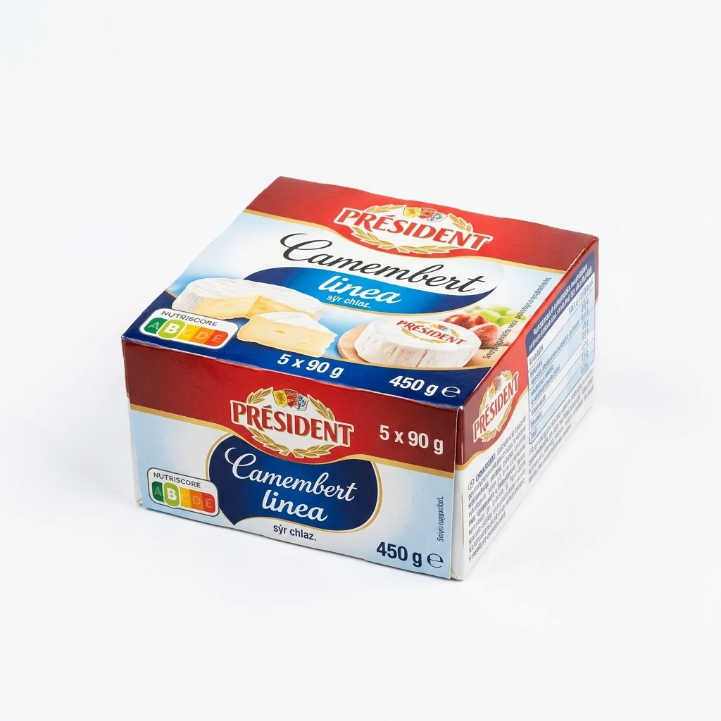 PRÉSIDENT Camembert linea sýr chlaz. 5 x 90 g